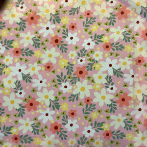 Fabric-Flowers -  Daisy on Pink