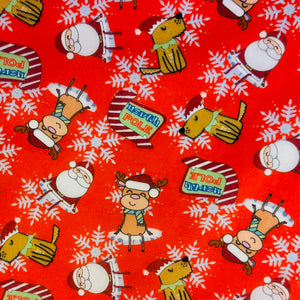 Fabric-Xmas-North Pole-Red