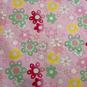 Fabric-Flowers -  Daisy on Pink